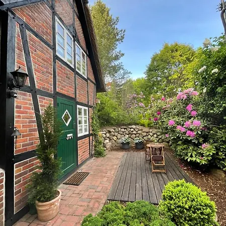 Ferienhaus Unter Reet Im Heidedorf Sankt Dionys Bei Lueneburg Buitenkant foto